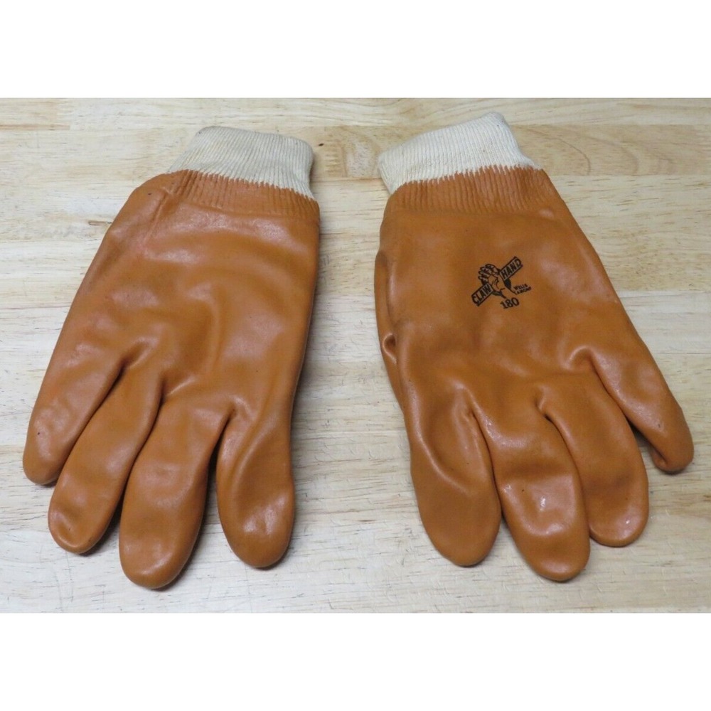 Wells Lamont 180 Claw Hand Work Gloves Neoprene One Size Liquid Proof Brown
